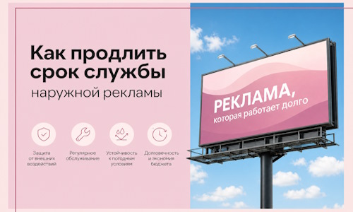 Как продлить срок службы наружной рекламы в Салехарде