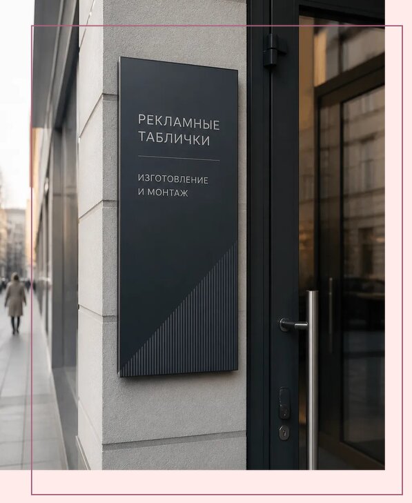 Рекламные таблички в Салехарде по цене от 4817 р. | Аванза-Слх