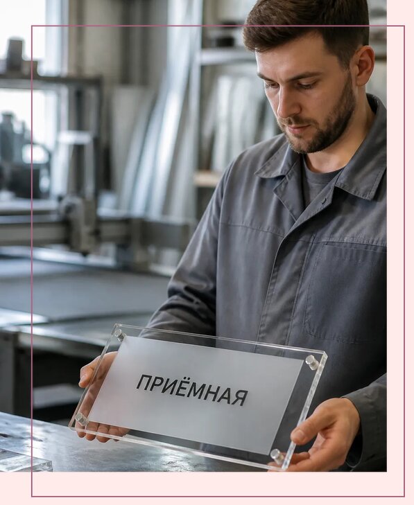 Таблички из оргстекла на заказ в Салехарде от 4175 р. | Аванза-Слх
