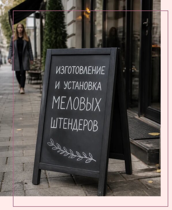 Меловые штендеры в Салехарде по цене от 6958 р. | Аванза-Слх